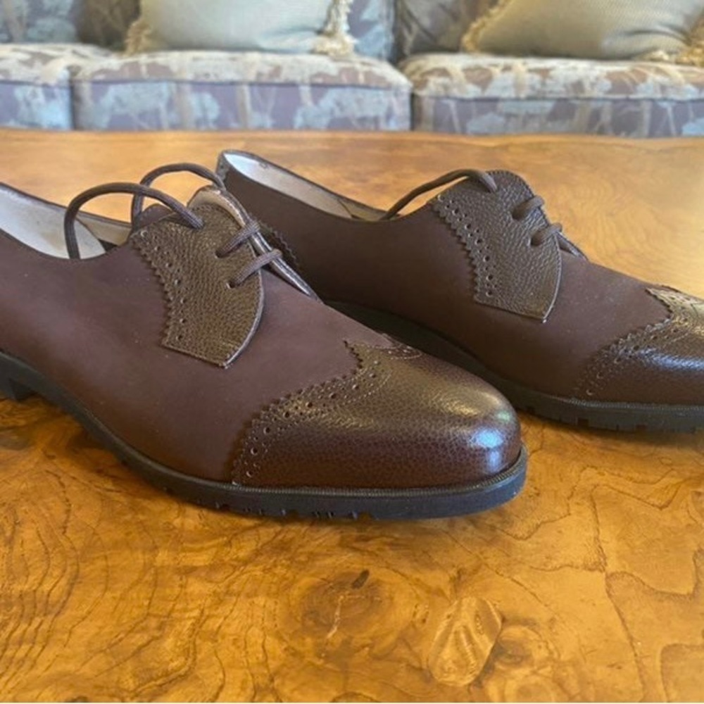 Salvatore Ferragamo Brown Oxfords